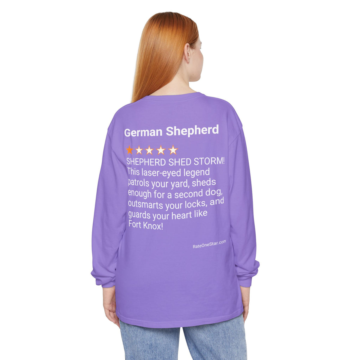 DOGS - GERMAN SHEPHERD - BACK PRINT