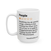 PEOPLE - POSTING CRINGE - WHITE MUG