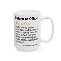 RETURN TO OFFICE - TRAFFIC - WHITE MUG