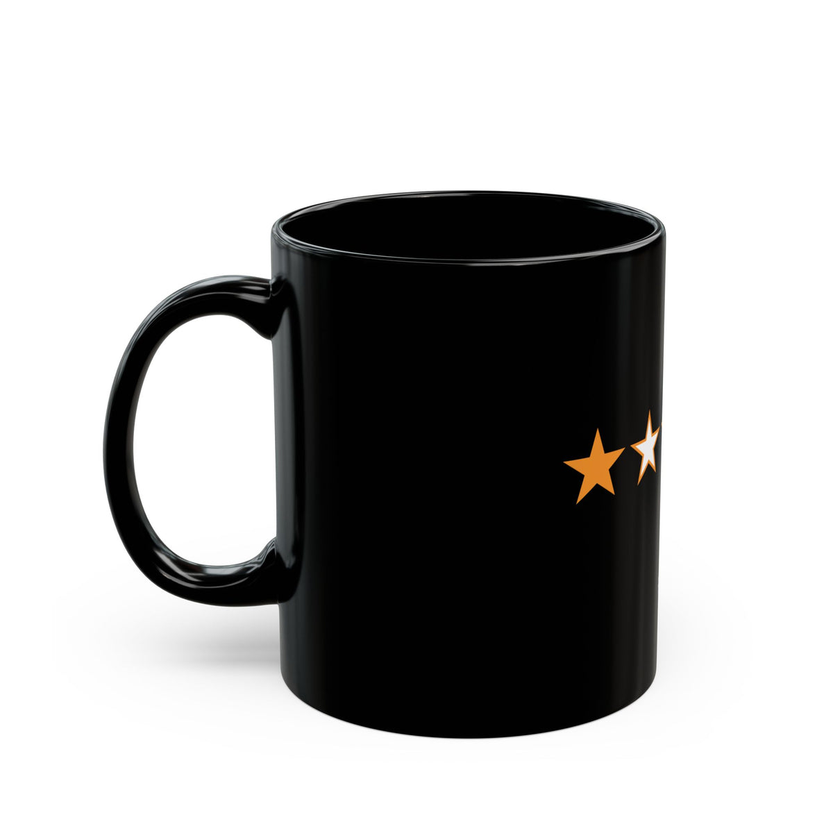 RATED ONE STAR - MUG BLACK