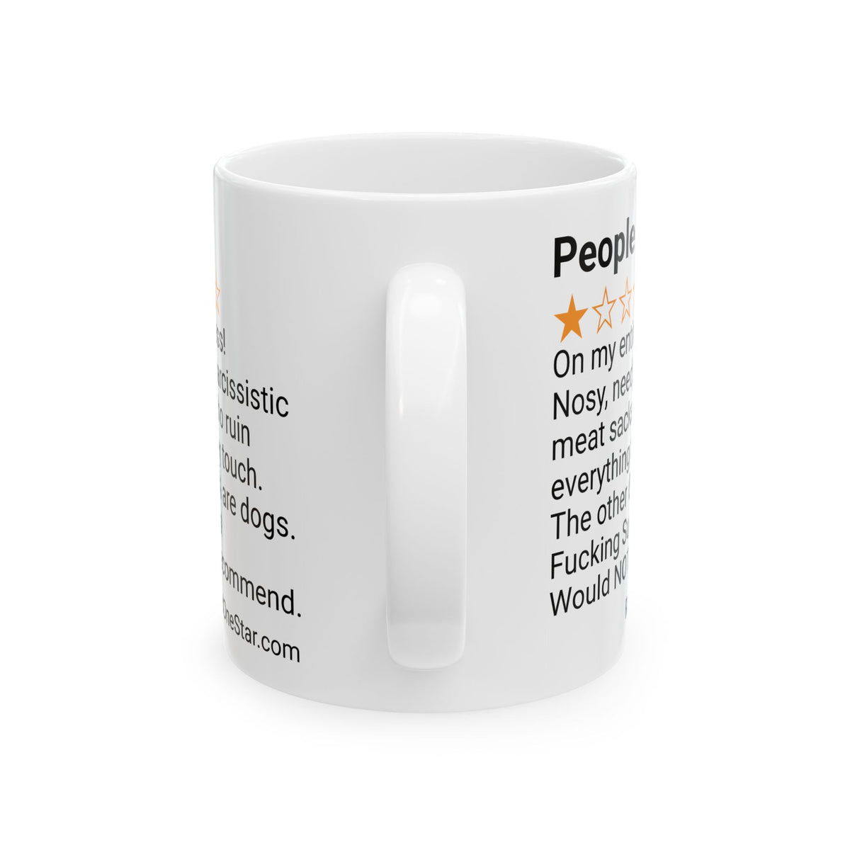 PEOPLE - MEAT SACKS - WHITE MUG