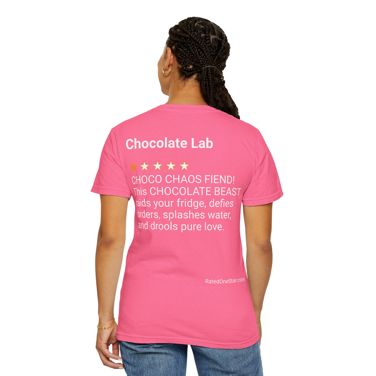 DOGS - CHOCOLATE LAB - BACK PRINT