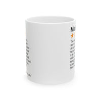 MAHJONG - QUIET ONE - WHITE MUG