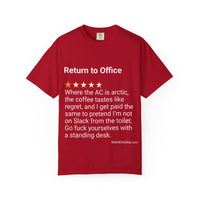 RETURN TO OFFICE - REGRET