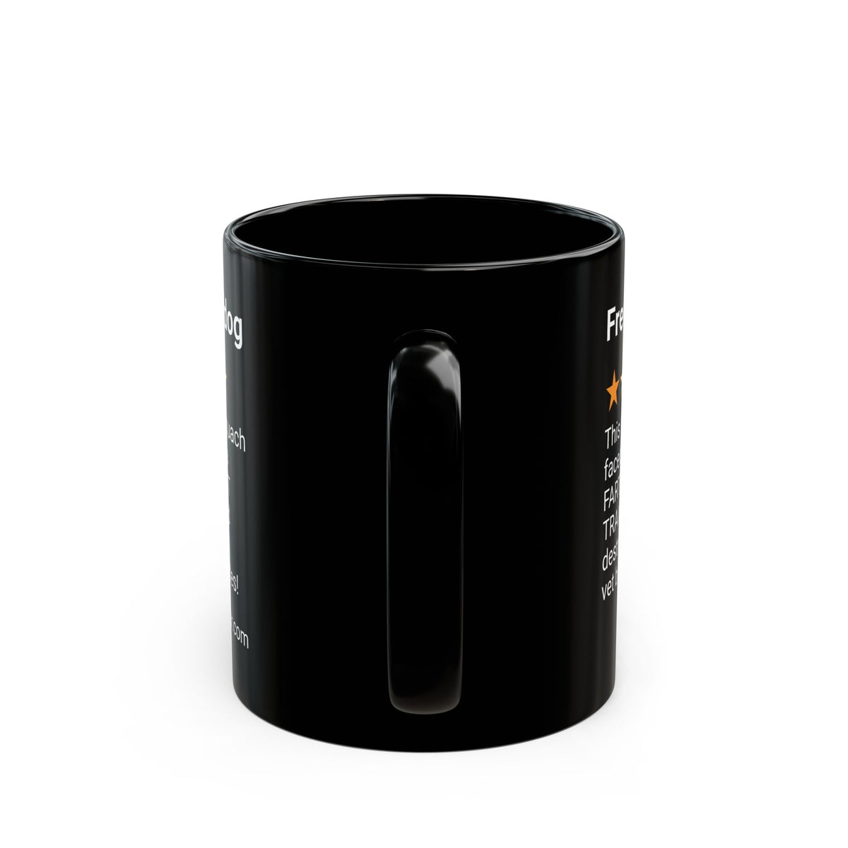 DOGS - FRENCH BULLDOG - BLACK MUG