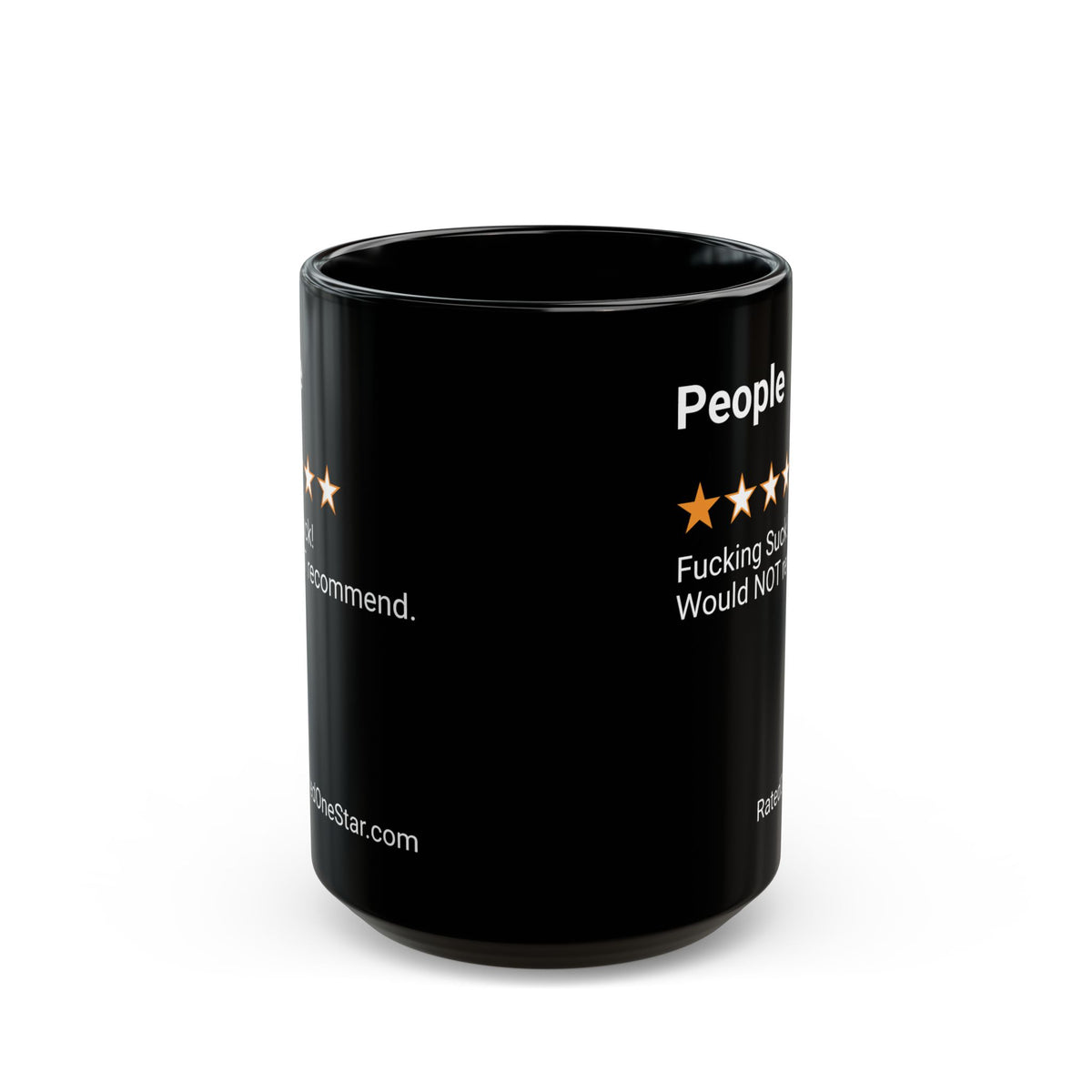 PEOPLE - BLACK MUG