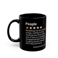 PEOPLE - POSTING CRINGE - BLACK MUG
