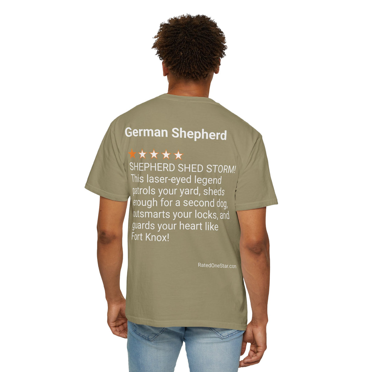 DOGS - GERMAN SHEPHERD - BACK PRINT