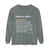 RETURN TO OFFICE - REGRET