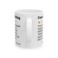 DOGS - FRENCH BULLDOG  - WHITE MUG