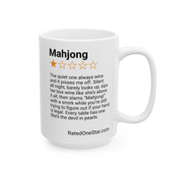 MAHJONG - QUIET ONE - WHITE MUG