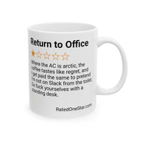 RETURN TO OFFICE - REGRET - WHITE MUG