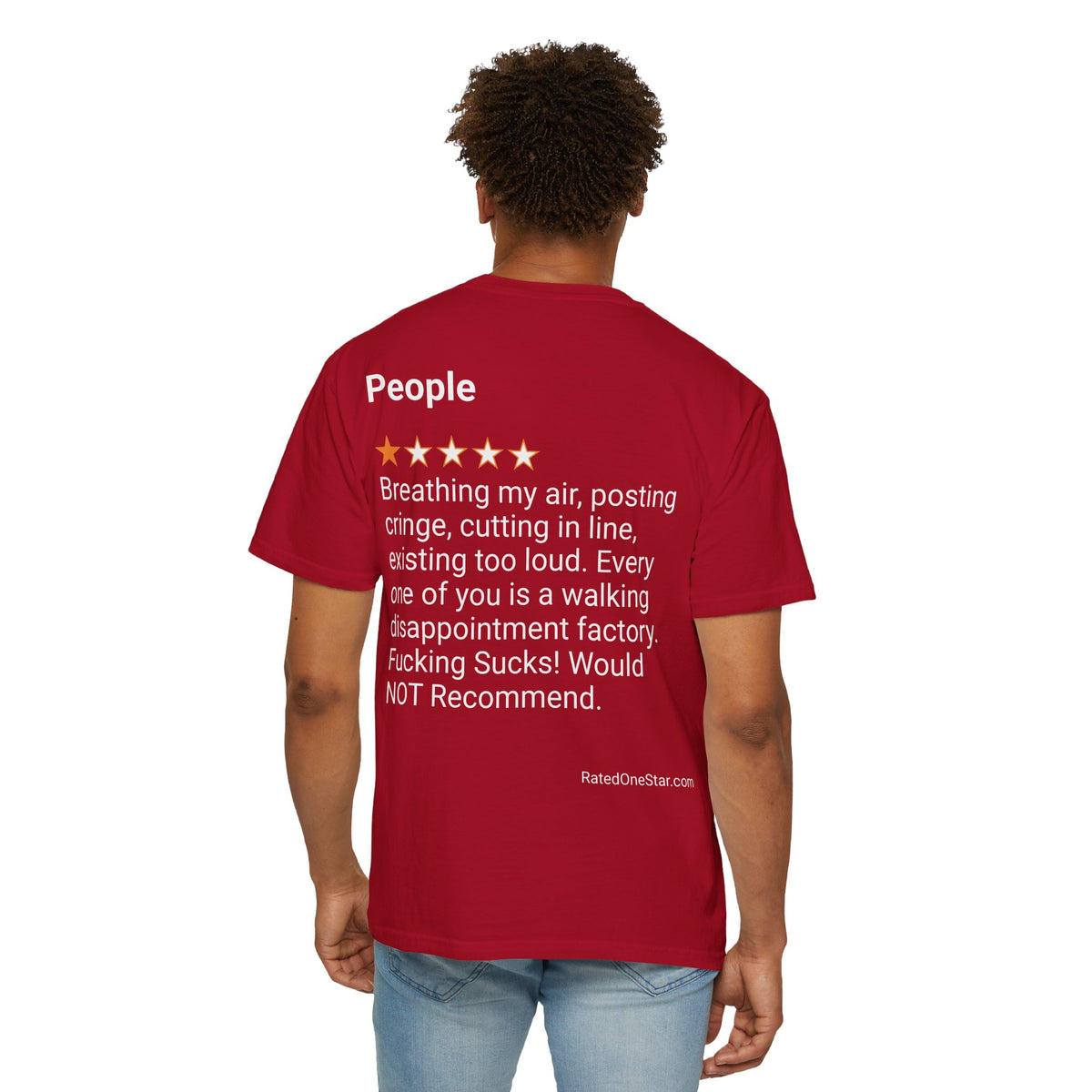PEOPLE - POSTING CRINGE - BACK PRINT