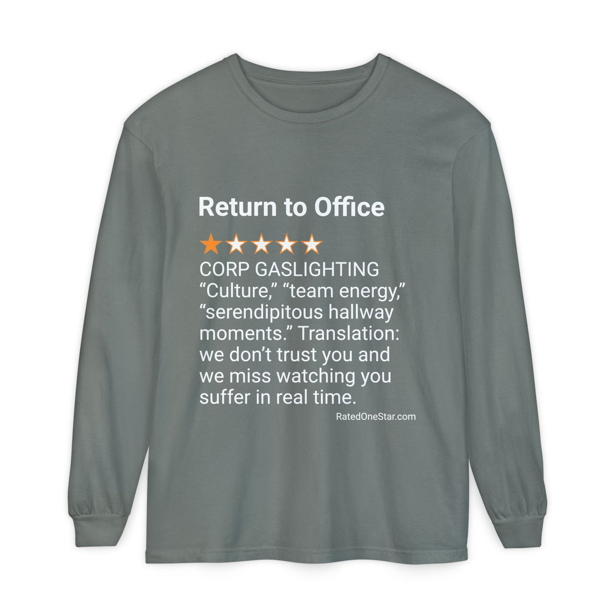 RETURN TO OFFICE - GASLIGHTING
