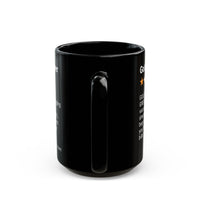 DOGS - GOLDEN  RETRIEVER- BLACK MUG