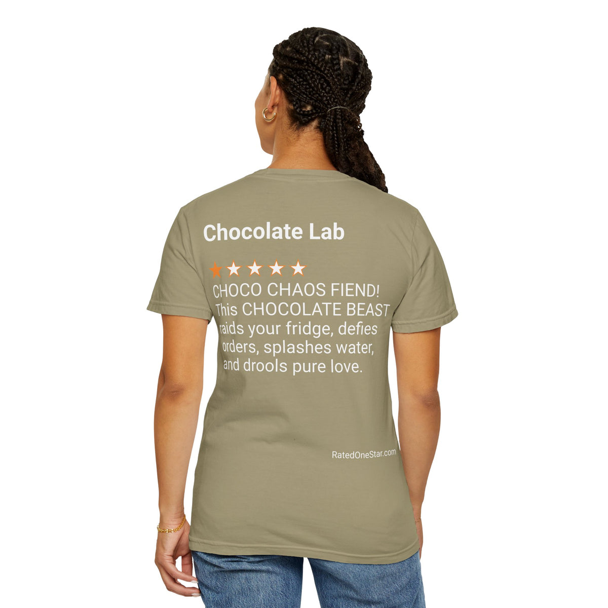 DOGS - CHOCOLATE LAB - BACK PRINT