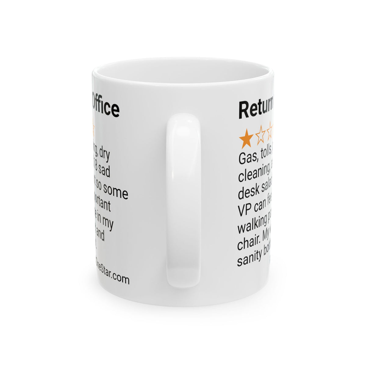 RETURN TO OFFICE - VP - WHITE MUG
