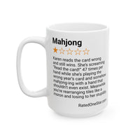 MAHJONG - READ THE CARD - WHITE MUG
