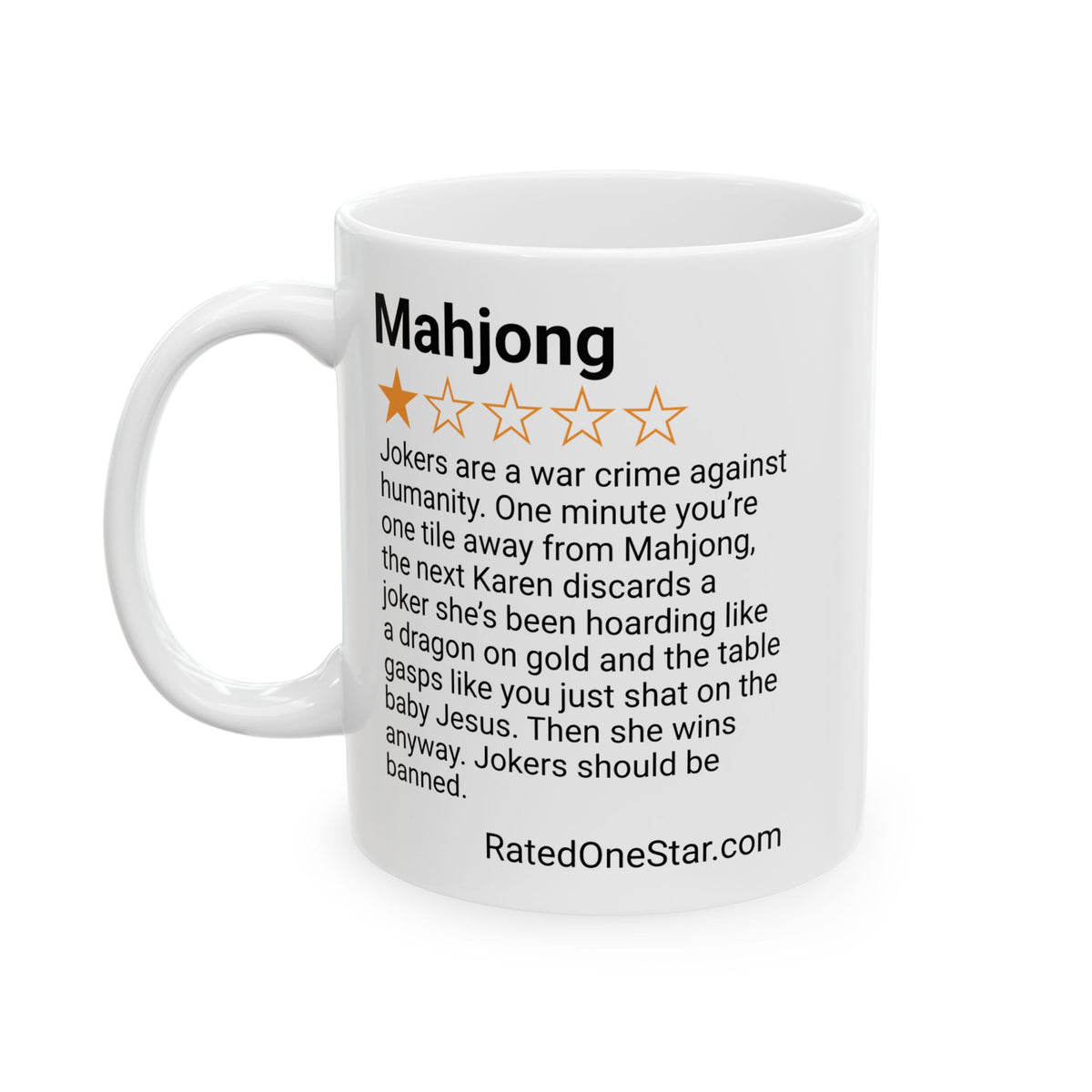 MAHJONG - JOKERS - WHITE MUG