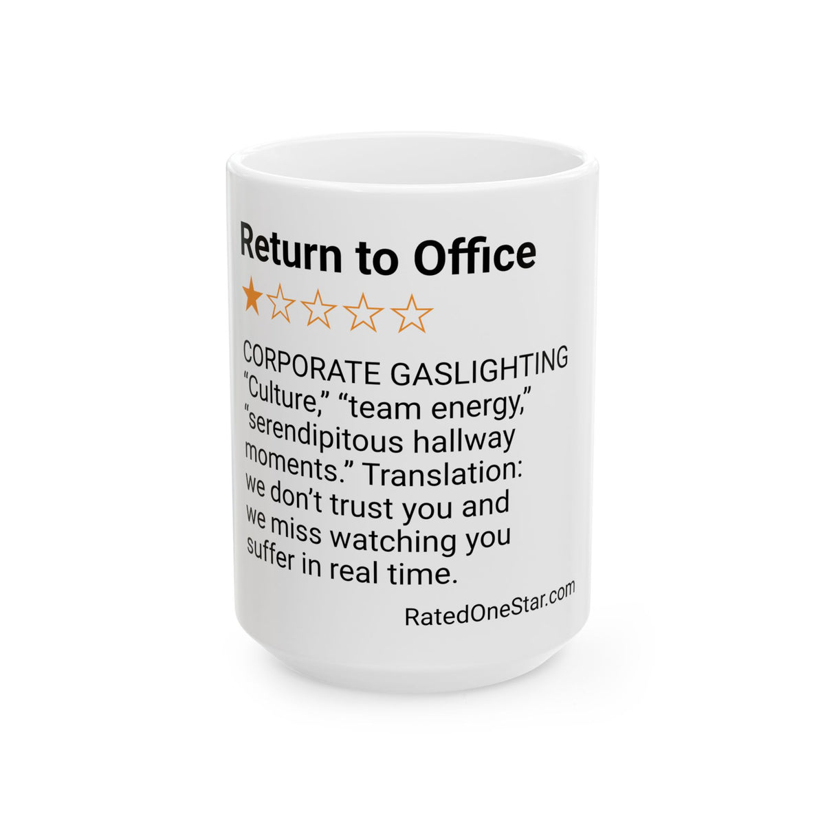 RETURN TO OFFICE - GASLIGHTING