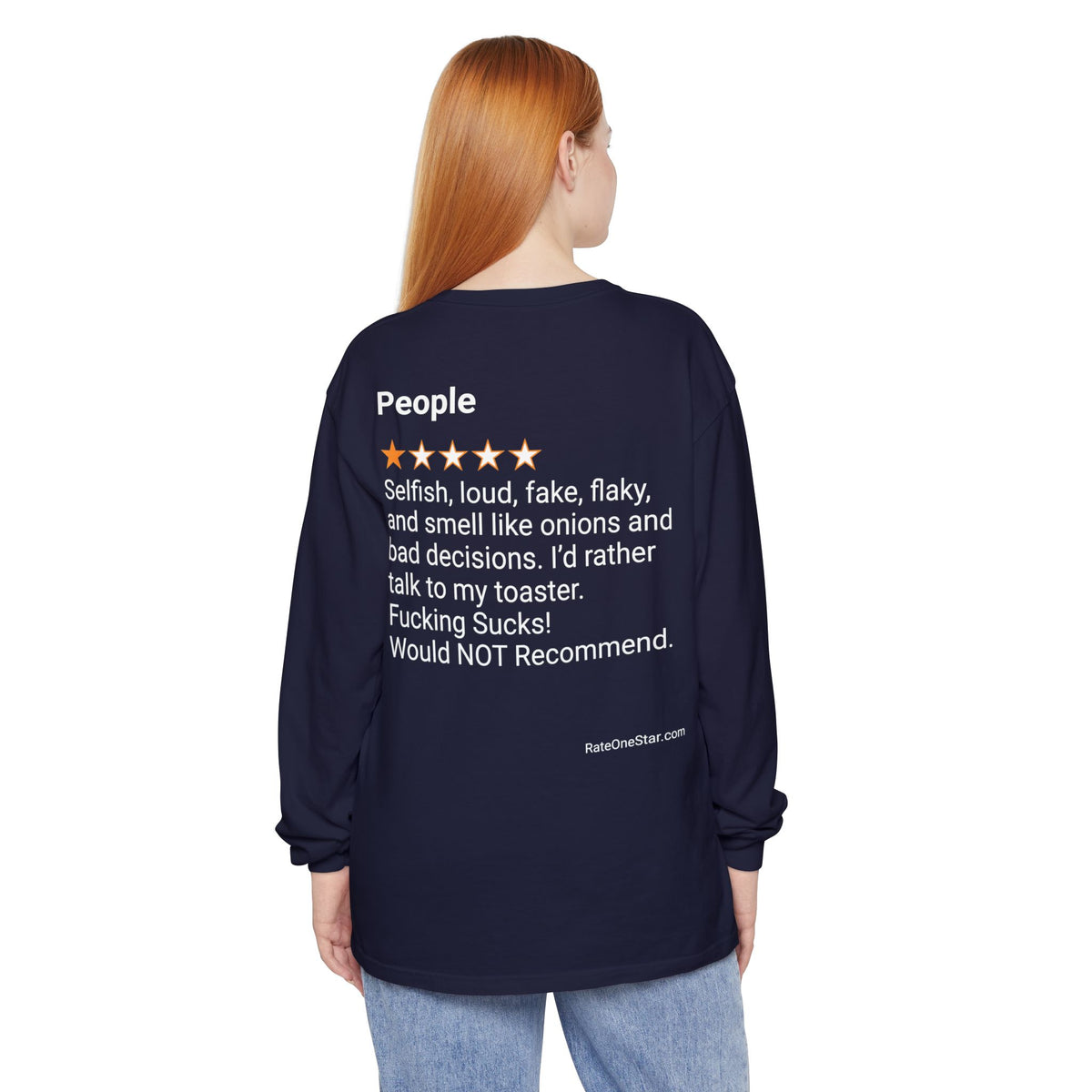 PEOPLE - SELFISH - BACK PRINT