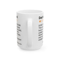 DOGS - DACHSHUND - WHITE MUG