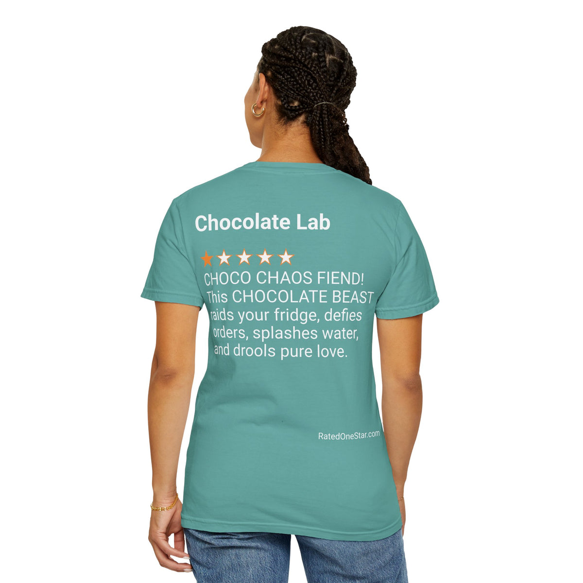 DOGS - CHOCOLATE LAB - BACK PRINT