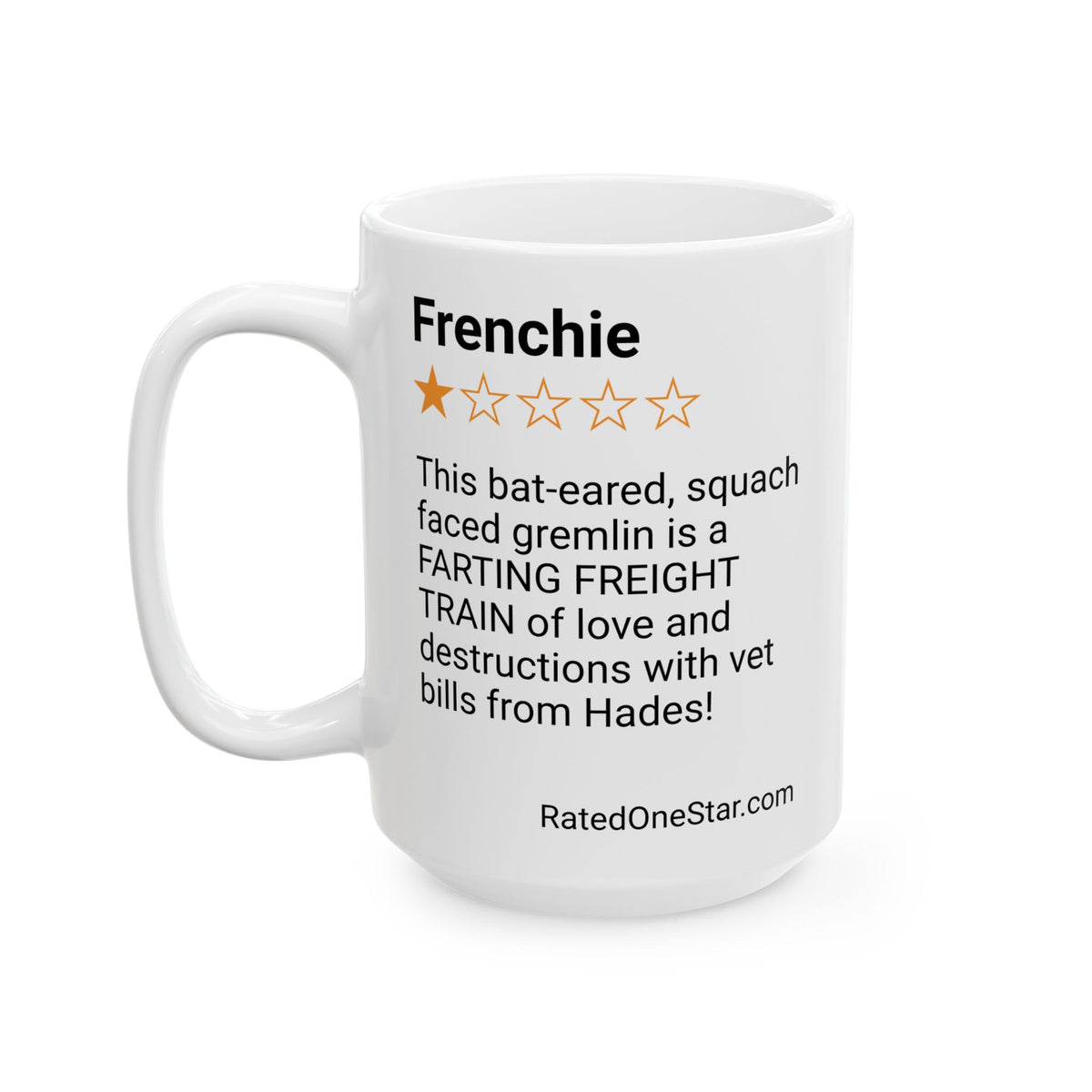 DOGS - FRENCHIE - WHITE MUG