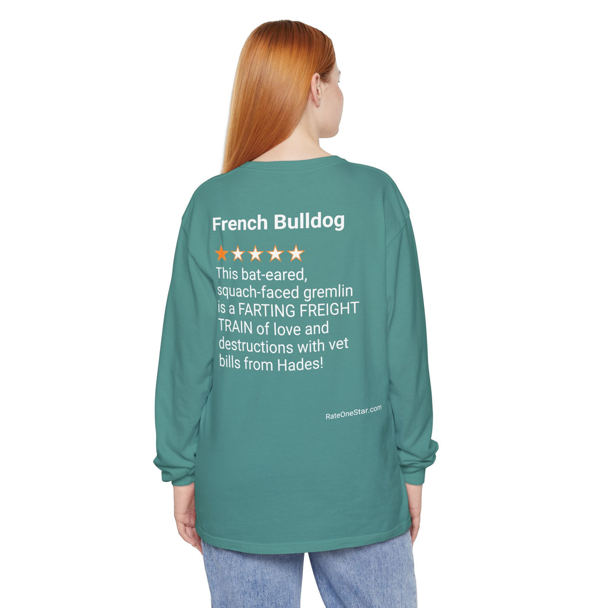 DOGS - FRENCH BULLDOG - BACK PRINT