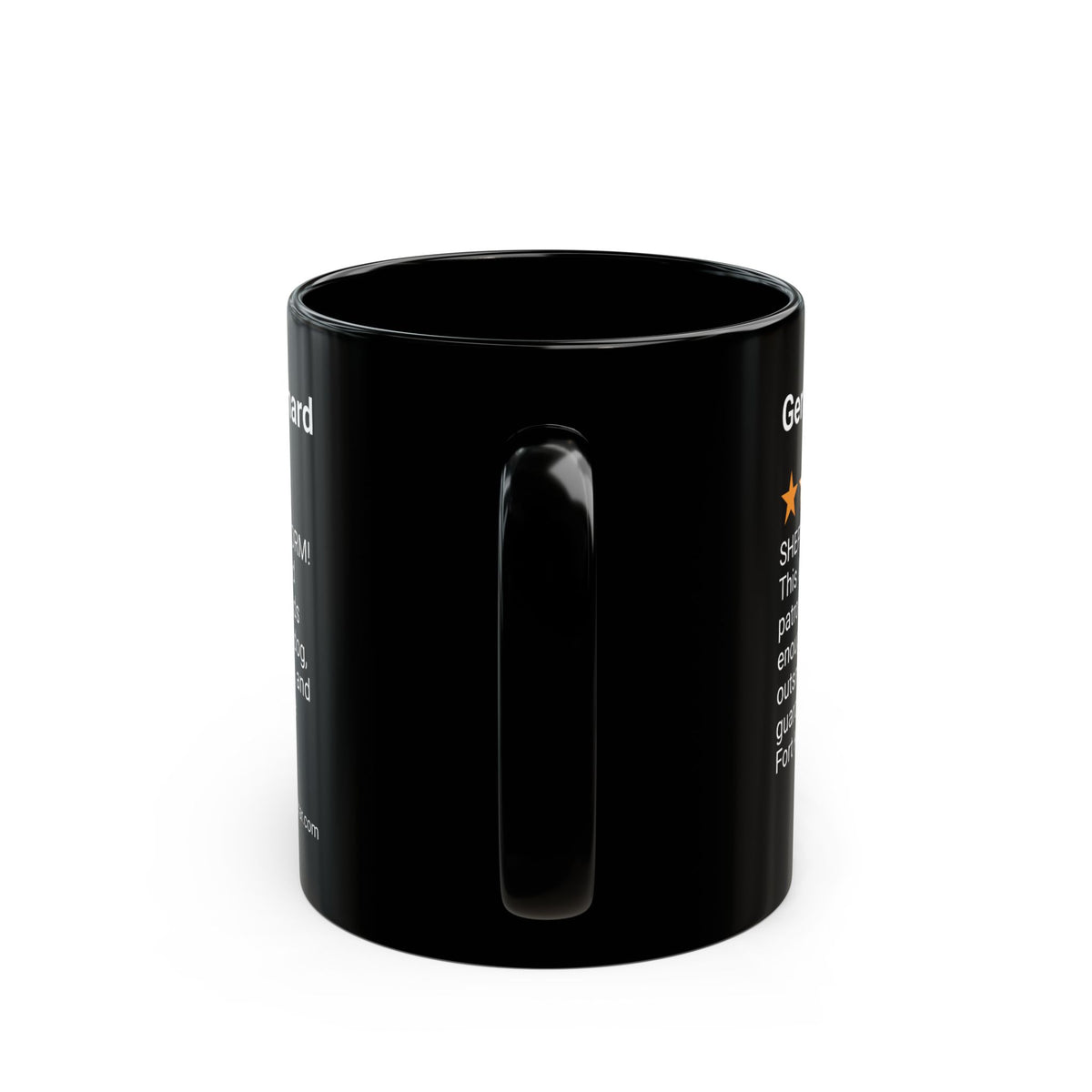 DOGS - GERMAN SHEPHERD - BLACK MUG