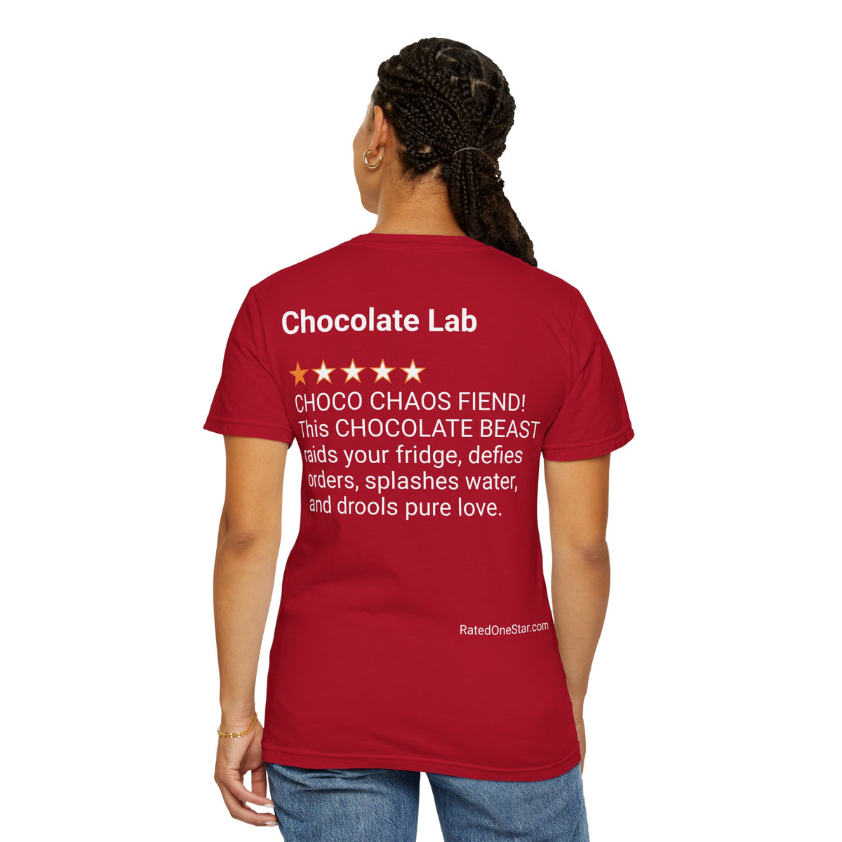 DOGS - CHOCOLATE LAB - BACK PRINT