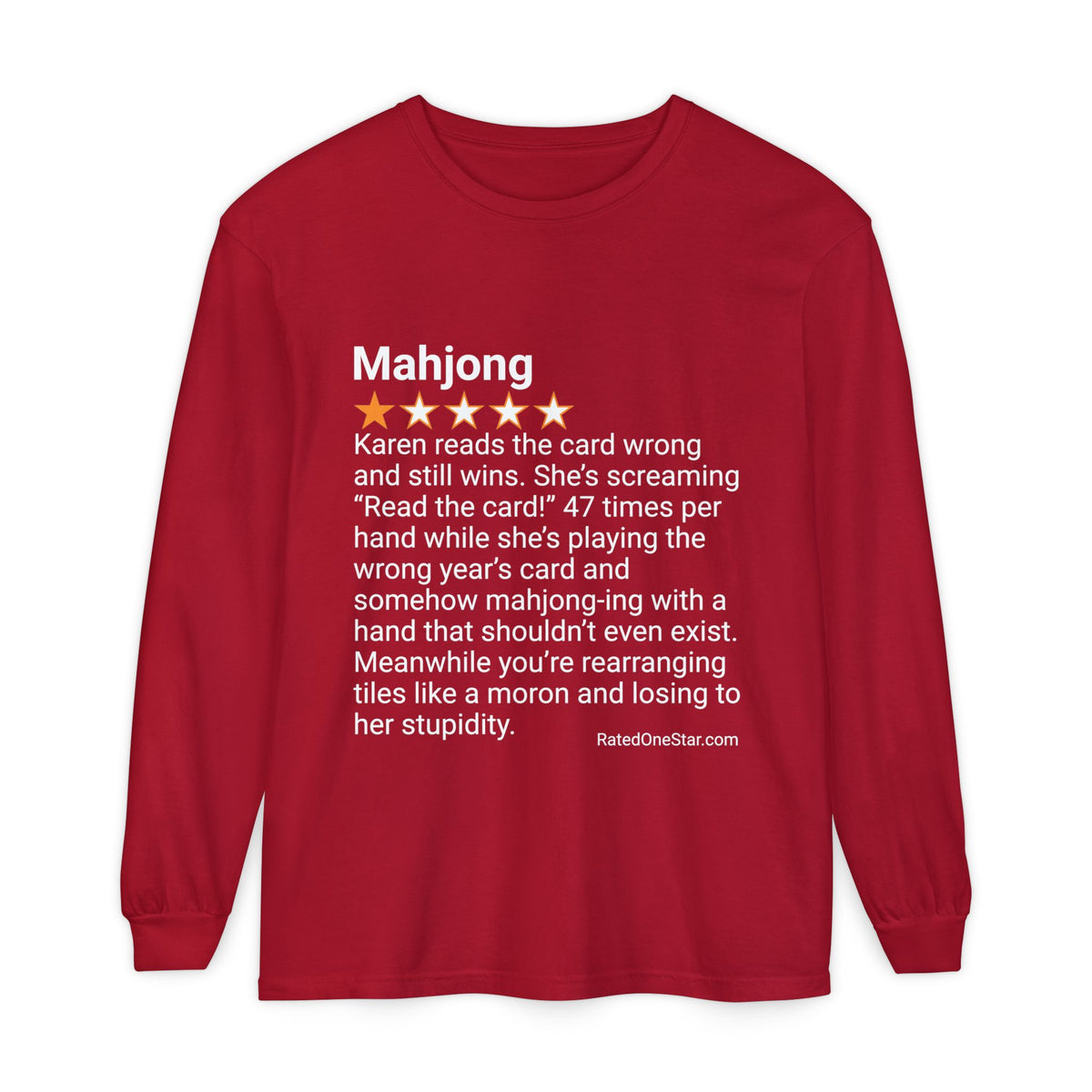 MAHJONG - READ THE CARD