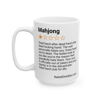 MAHJONG - DEAD HAND - WHITE MUG