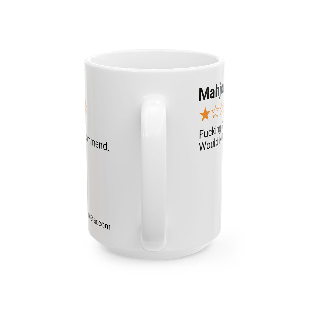 MAHJONG - WHITE MUG