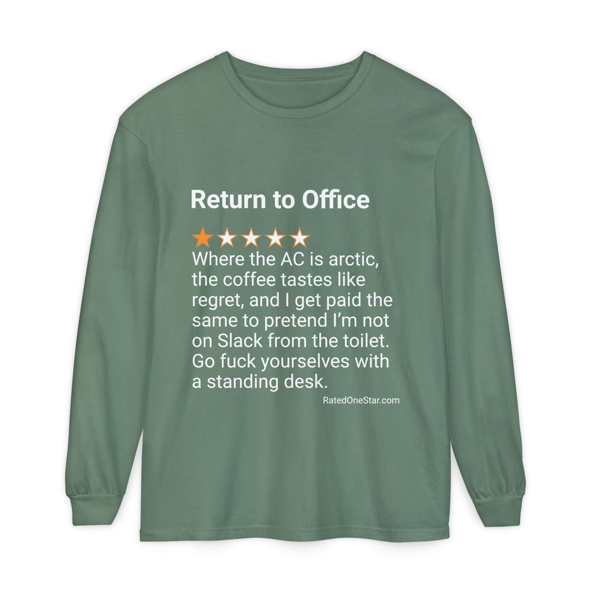RETURN TO OFFICE - REGRET