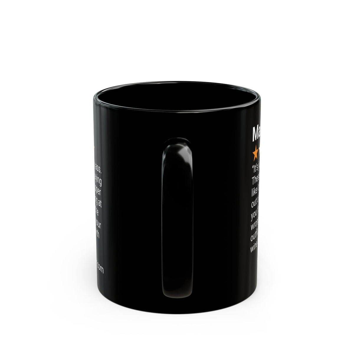 MAHJONG - JUST FOR FUN - BLACK MUG