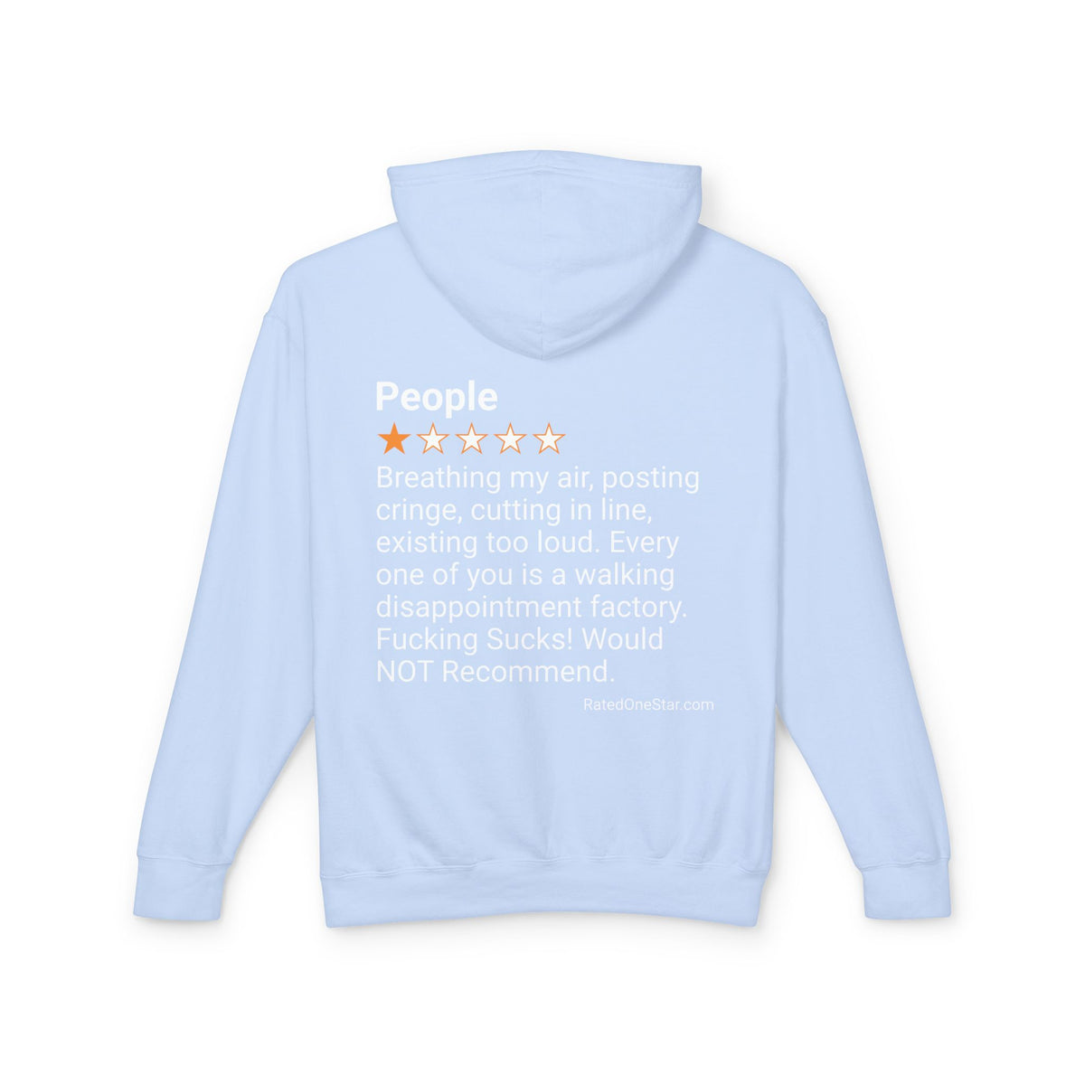 PEOPLE - POSTING CRINGE - BACK PRINT