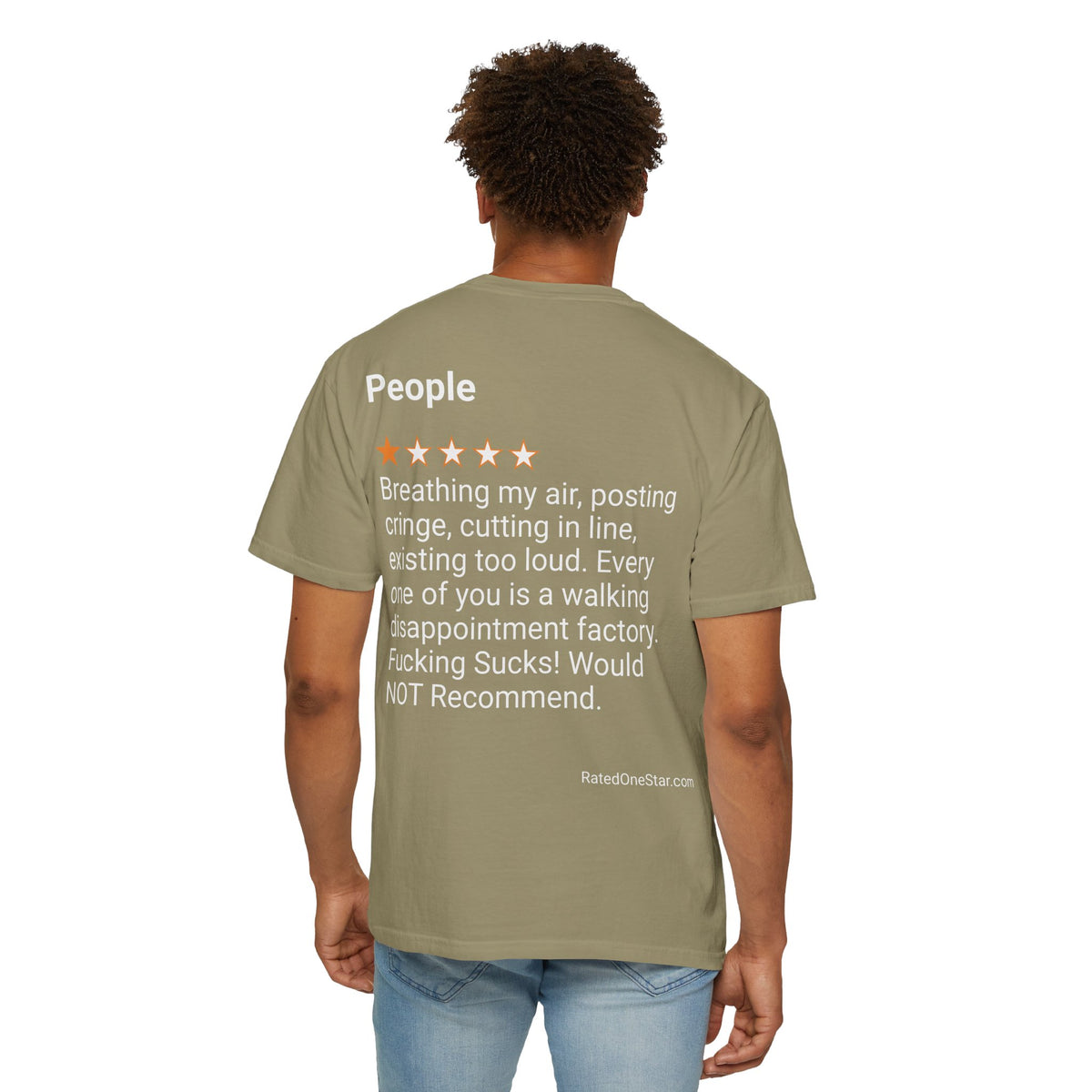 PEOPLE - POSTING CRINGE - BACK PRINT
