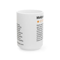 MAHJONG - READ THE CARD - WHITE MUG