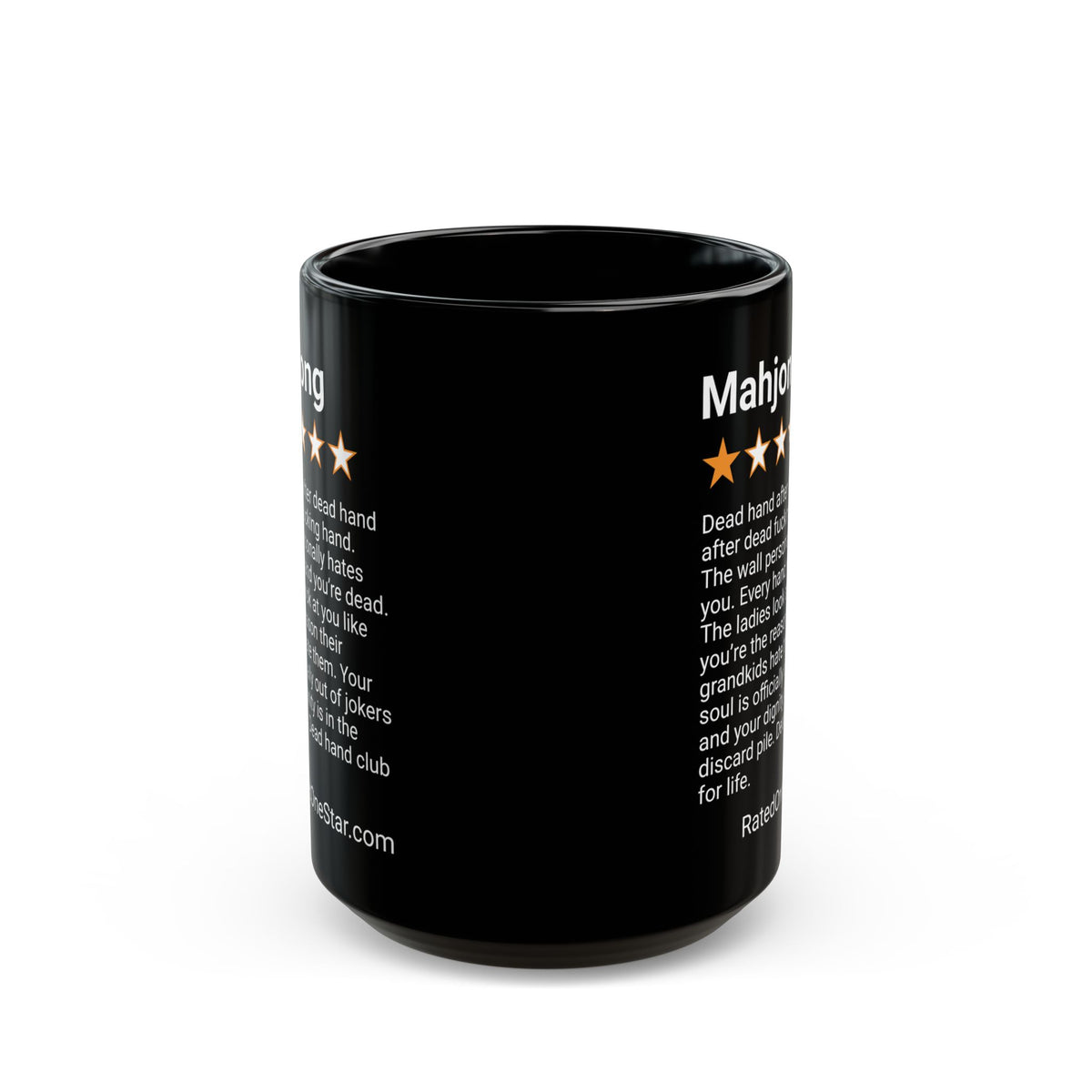 MAHJONG - DEAD HAND - BLACK MUG