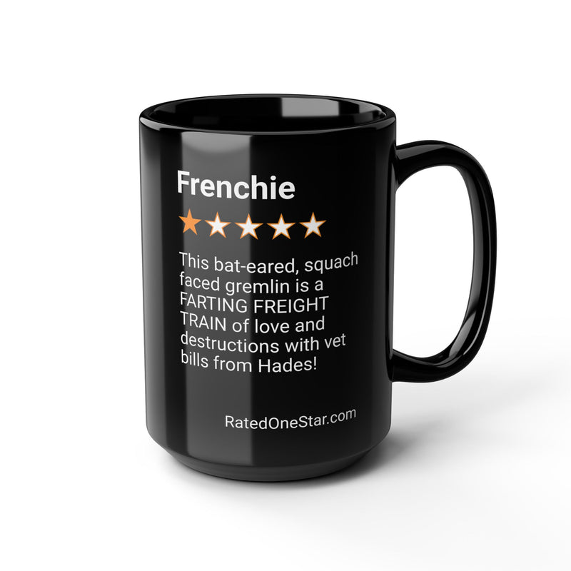 DOGS - FRENCHIE - BLACK MUG