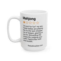 MAHJONG - JUST FOR FUN - WHITE MUG