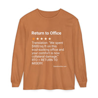 RETURN TO OFFICE - SOUL SUCKING