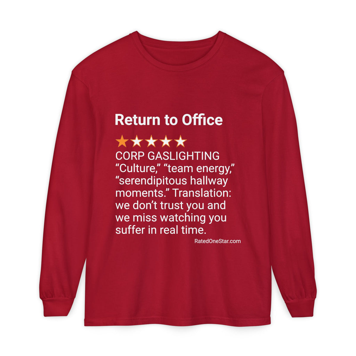RETURN TO OFFICE - GASLIGHTING