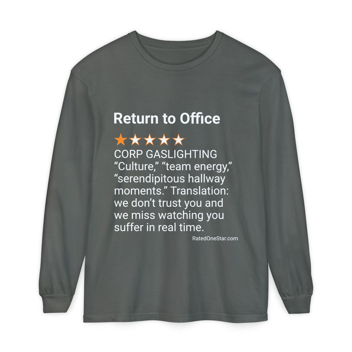 RETURN TO OFFICE - GASLIGHTING