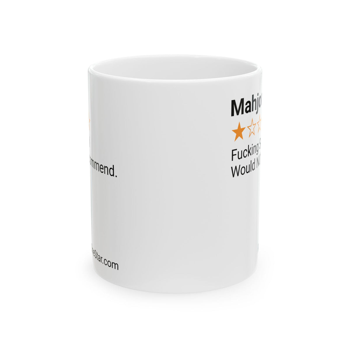 MAHJONG - WHITE MUG