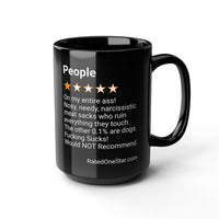 PEOPLE - MEAT SACKS - BLACK MUG