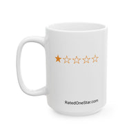 RATED ONE STAR - WHITE MUG