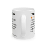 DOGS - CHOCOLATE LAB - WHITE MUG