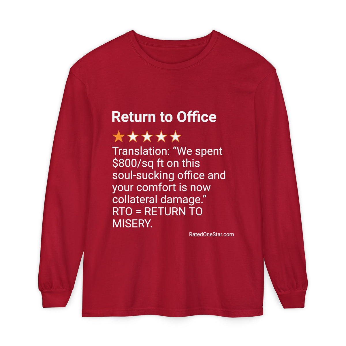 RETURN TO OFFICE - SOUL SUCKING
